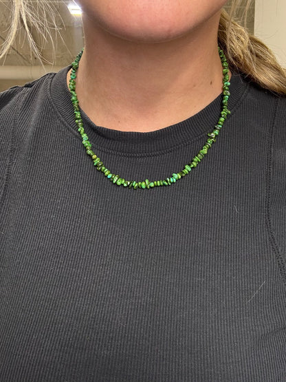 Green Turquoise #1022-8 Necklace