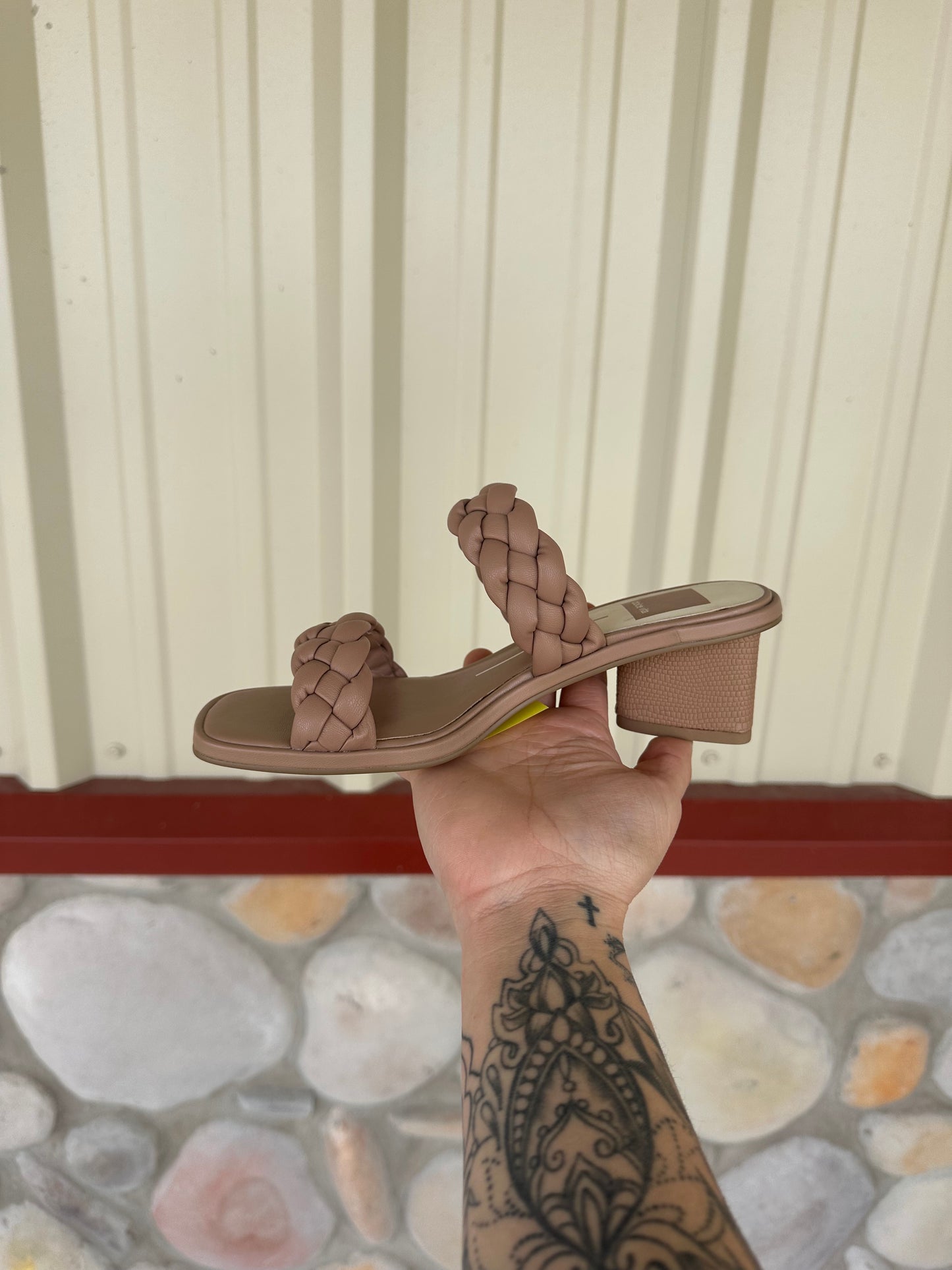 The Bella – Braided Block Heel Sandal