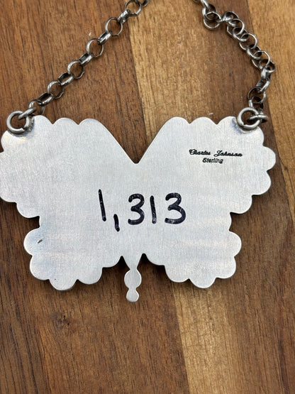 Butterfly Necklace by Charles Johnson, Navajo