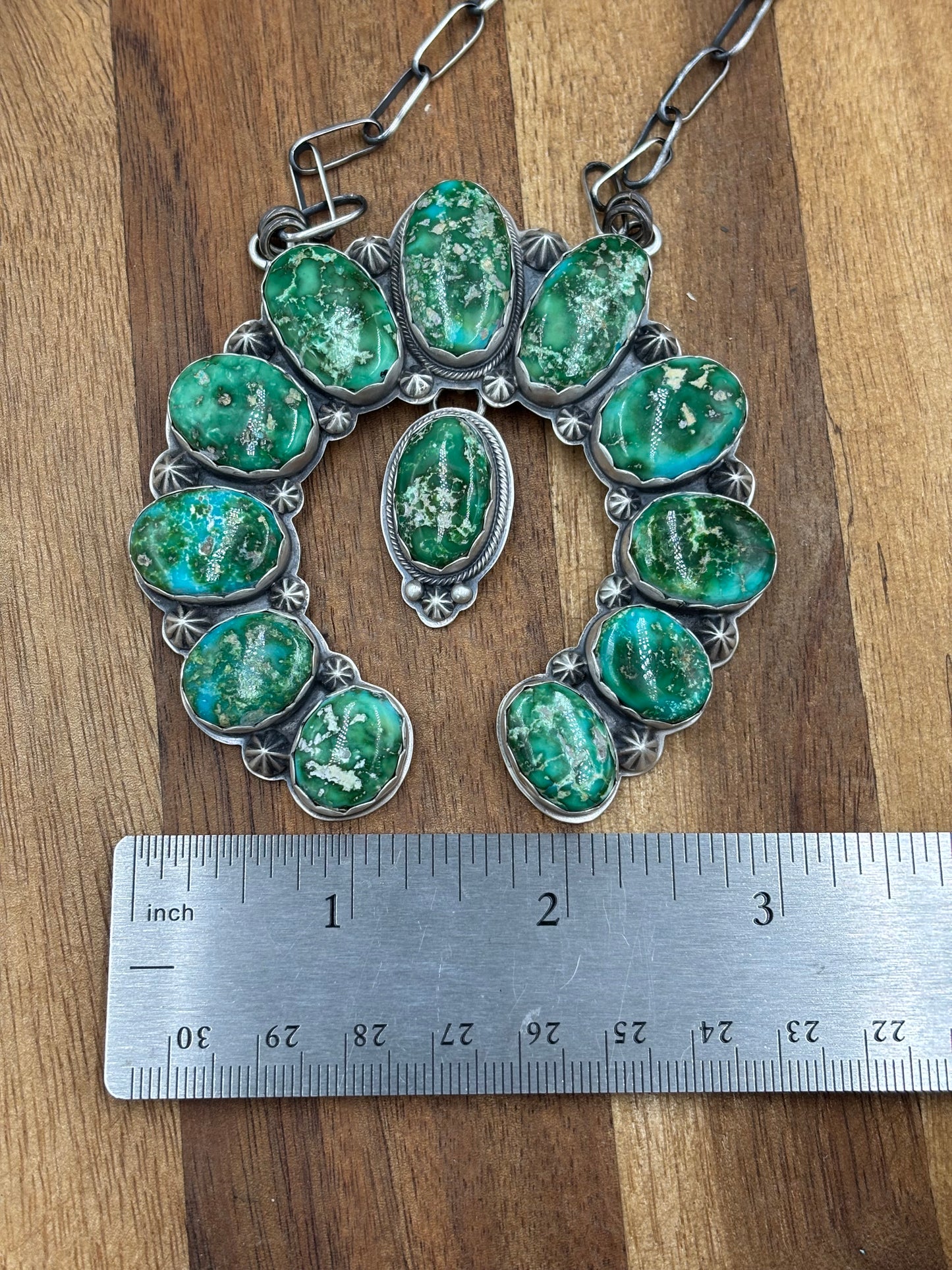 Sonoran Gold Naja Necklace #1 by Randy Hoyt, Navajo