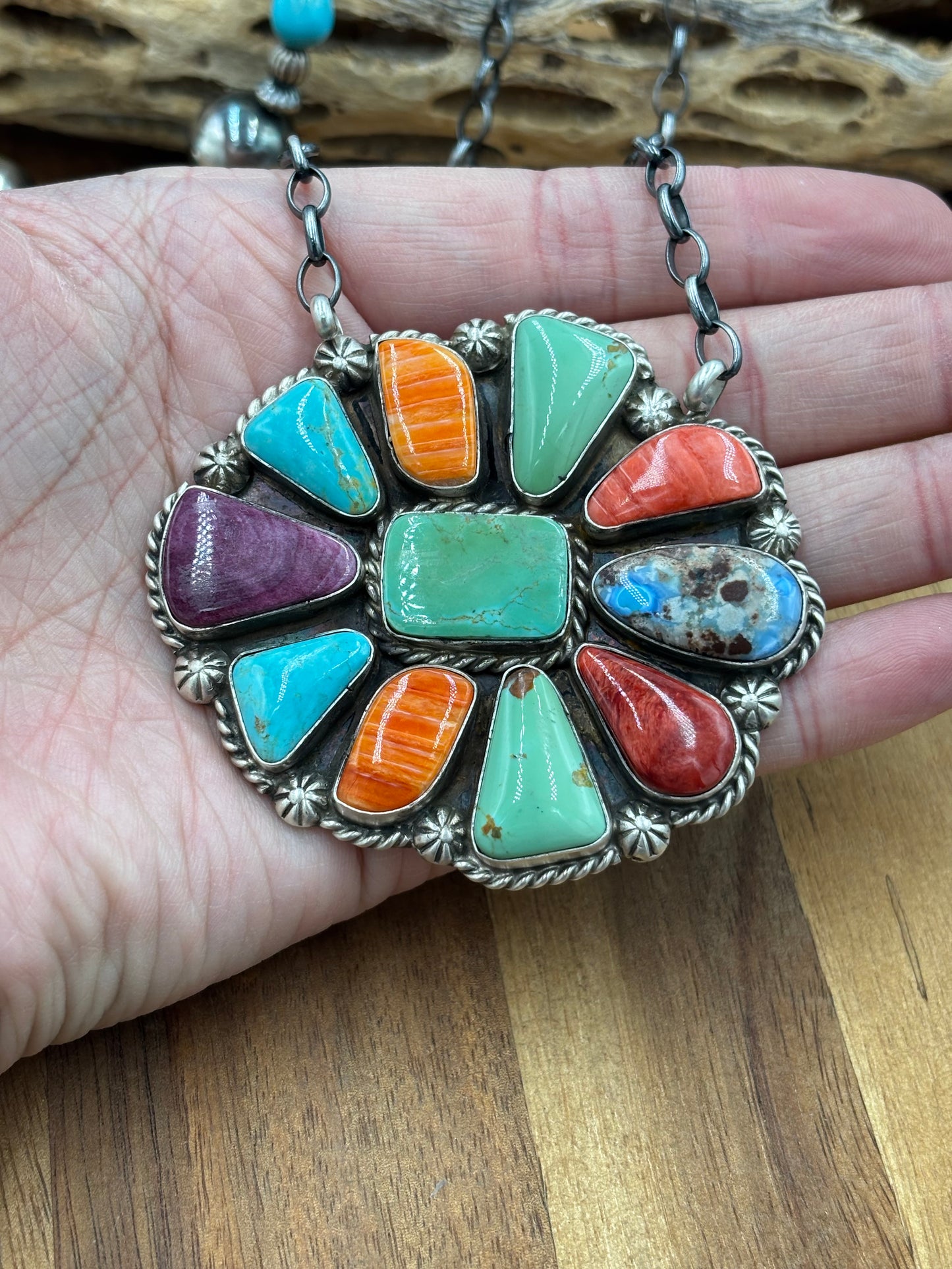 Multi Stoned Cluster #1 by Augustine Largo, Navajo
