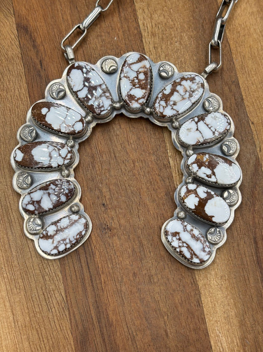 Wild Horse Naja Necklace by Gabriel Jurardo, Mexican