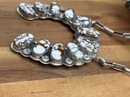 Wild Horse Naja Necklace by Gabriel Jurardo, Mexican