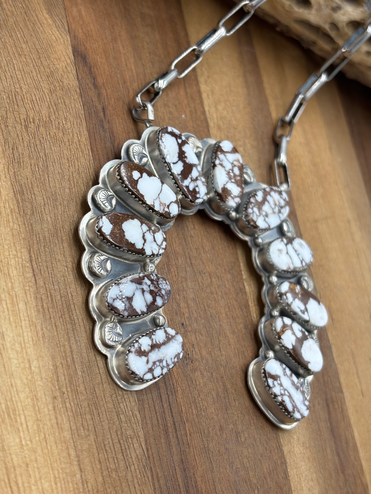 Wild Horse Naja Necklace by Gabriel Jurardo, Mexican