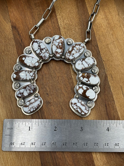 Wild Horse Naja Necklace by Gabriel Jurardo, Mexican