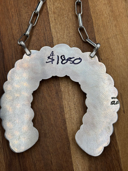 Wild Horse Naja Necklace by Gabriel Jurardo, Mexican