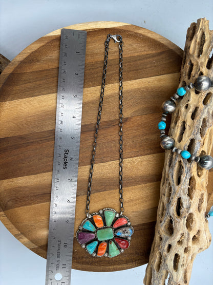 Multi Stoned Cluster #1 by Augustine Largo, Navajo