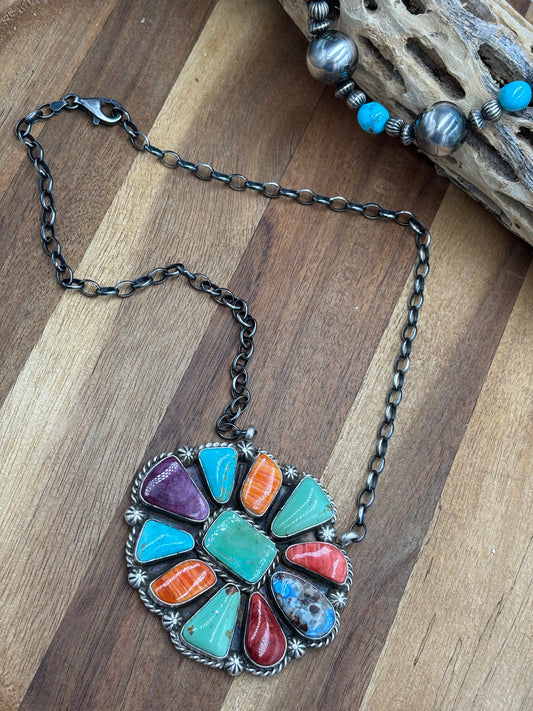 Multi Stoned Cluster #1 by Augustine Largo, Navajo