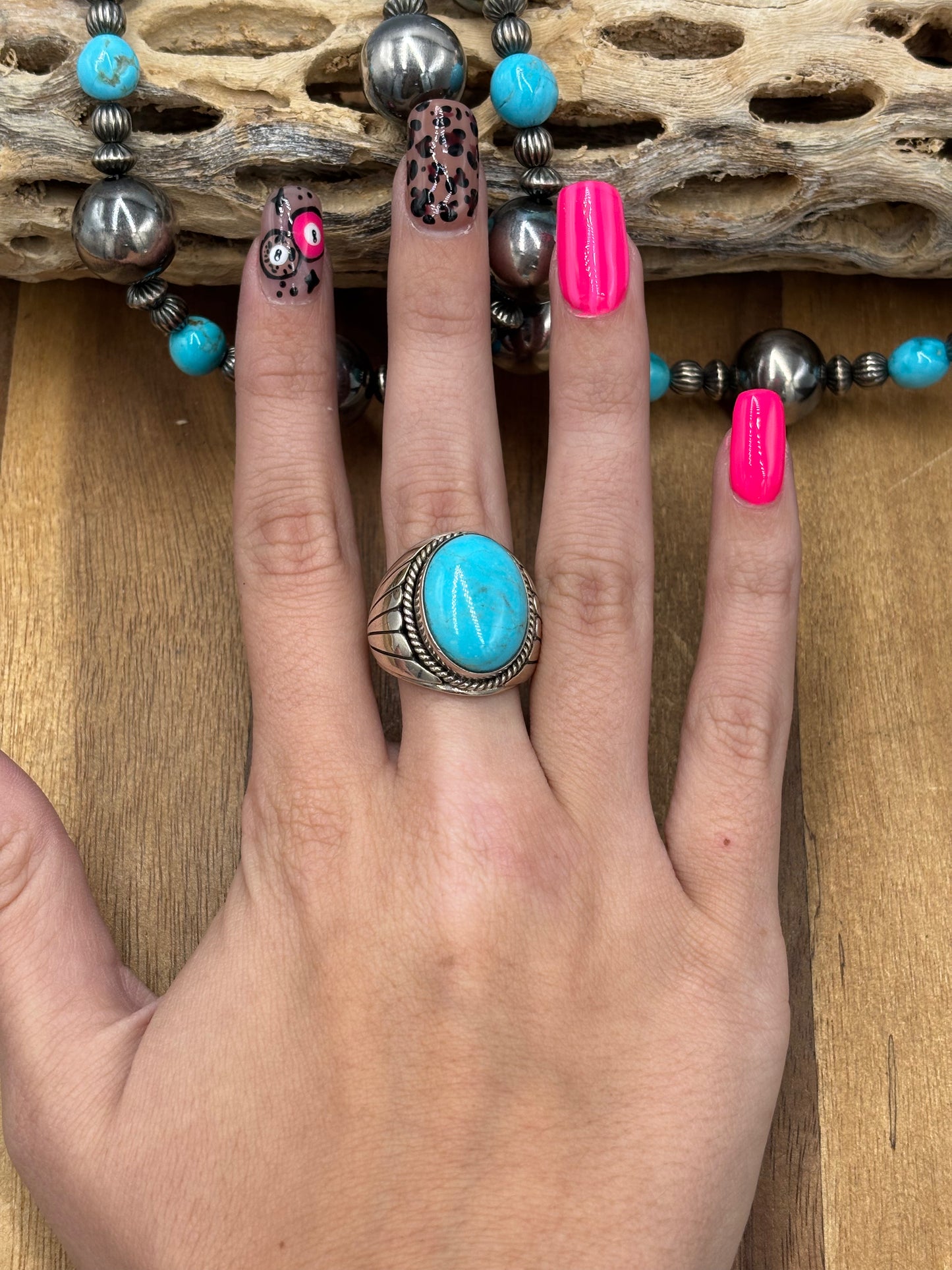 Turquoise #103-18 Ring Size 9
