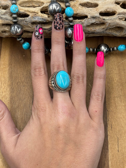 Turquoise #103-18 Ring Size 9