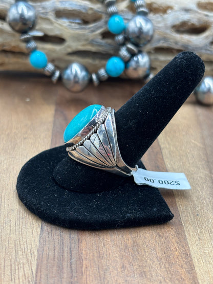 Turquoise #103-19 Ring Size 10.5