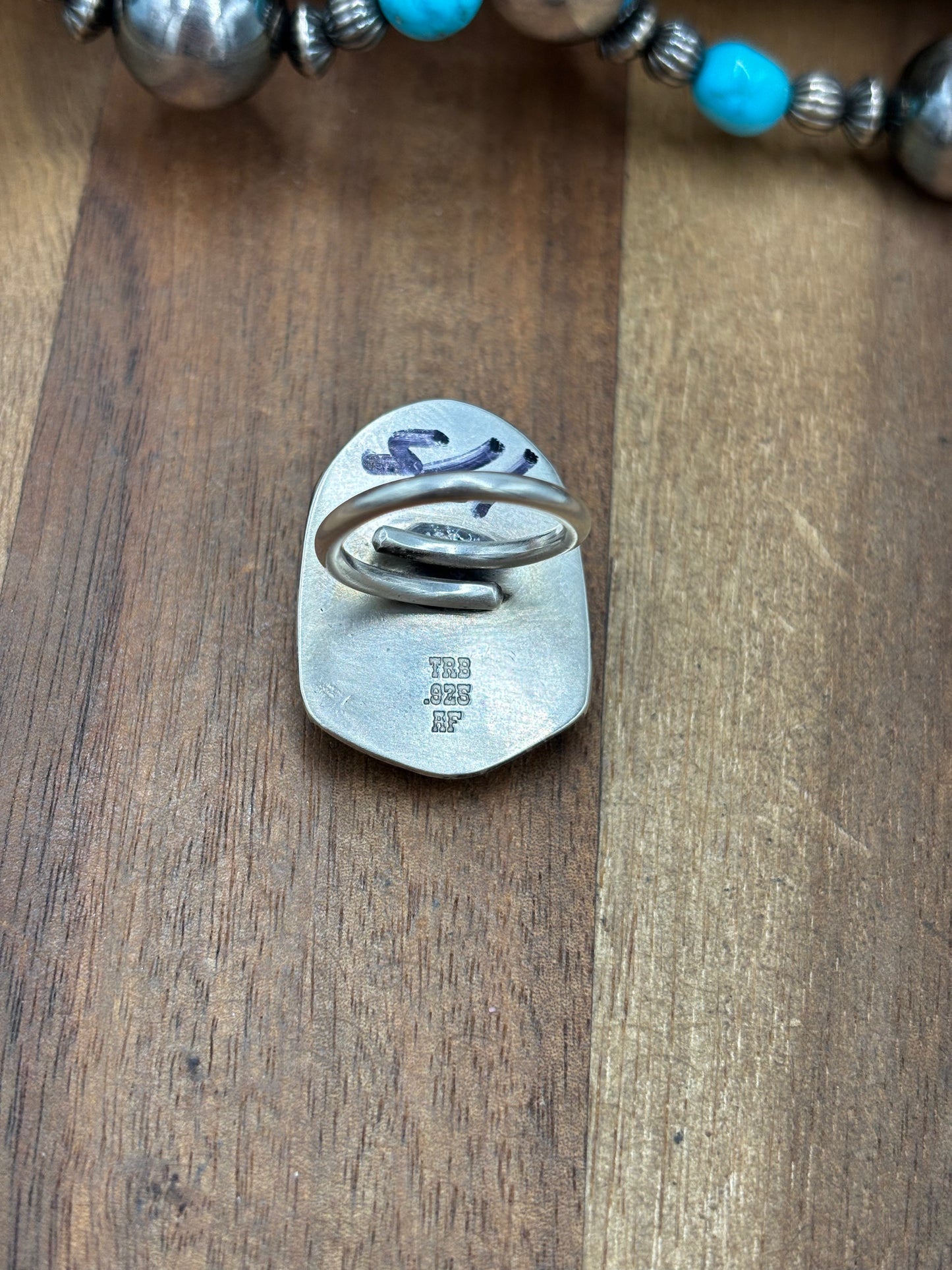 Turquoise #103-22 Adjustable Ring
