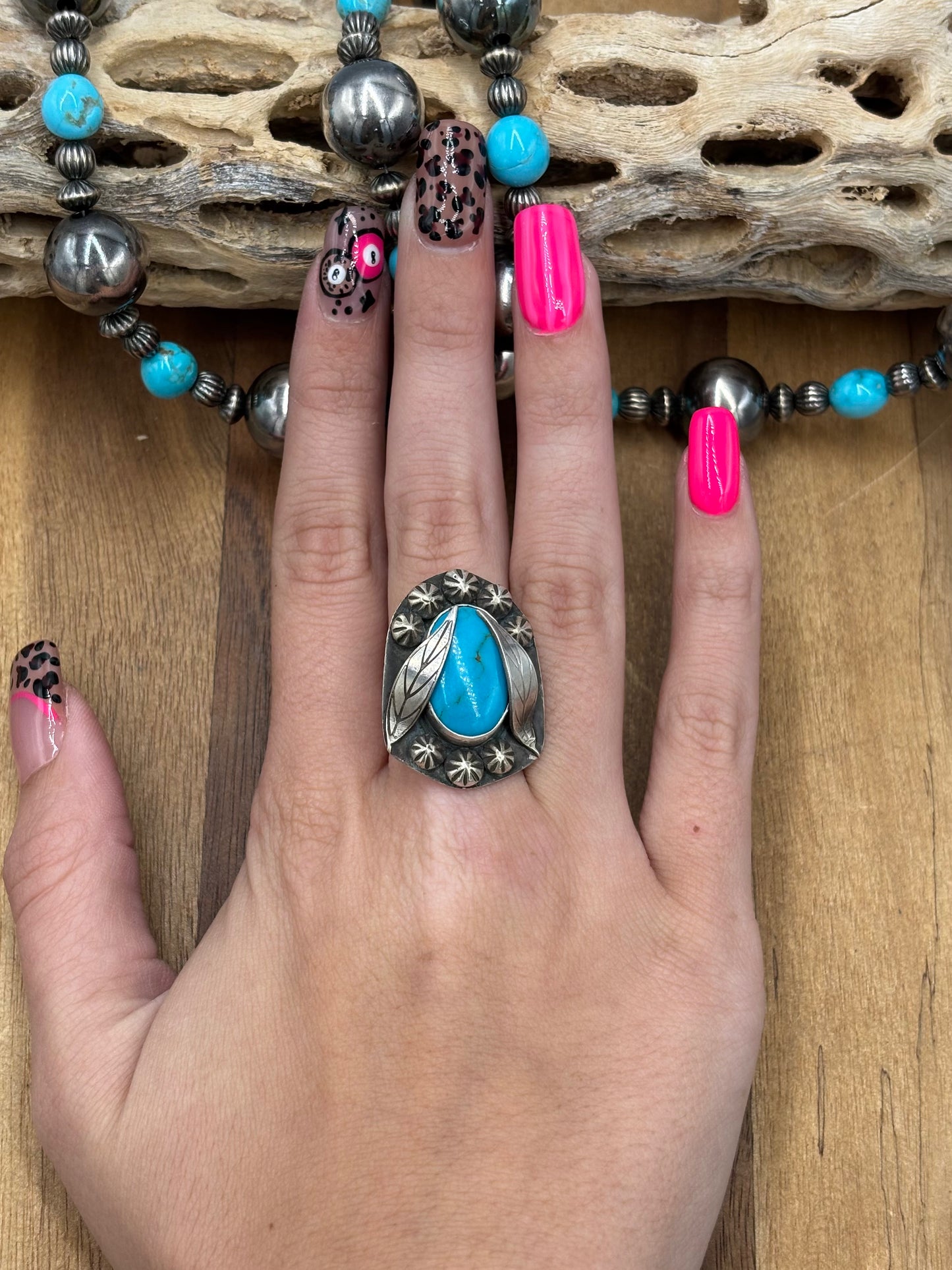 Turquoise #103-22 Adjustable Ring