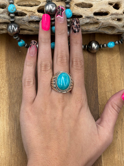 Turquoise #103-20 Ring Size 10.5