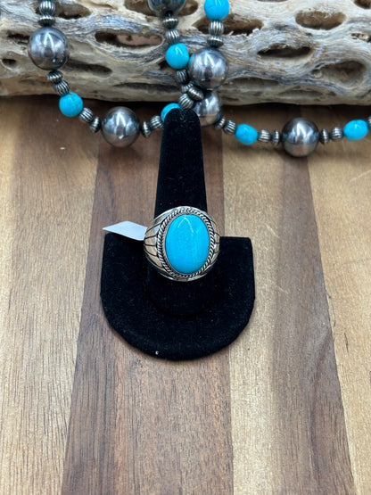 Turquoise #103-21 Ring Size 10.75