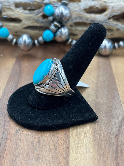Turquoise #103-21 Ring Size 10.75