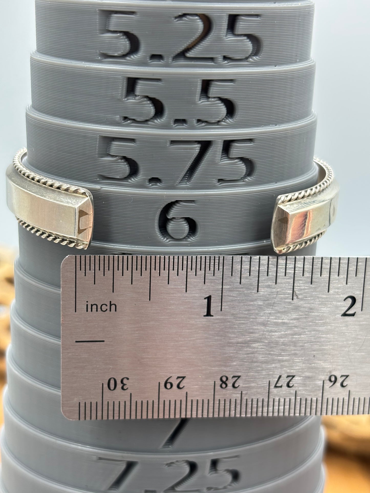 Kingman Inlayed Cuff #1 by Steve Francisco, Navajo