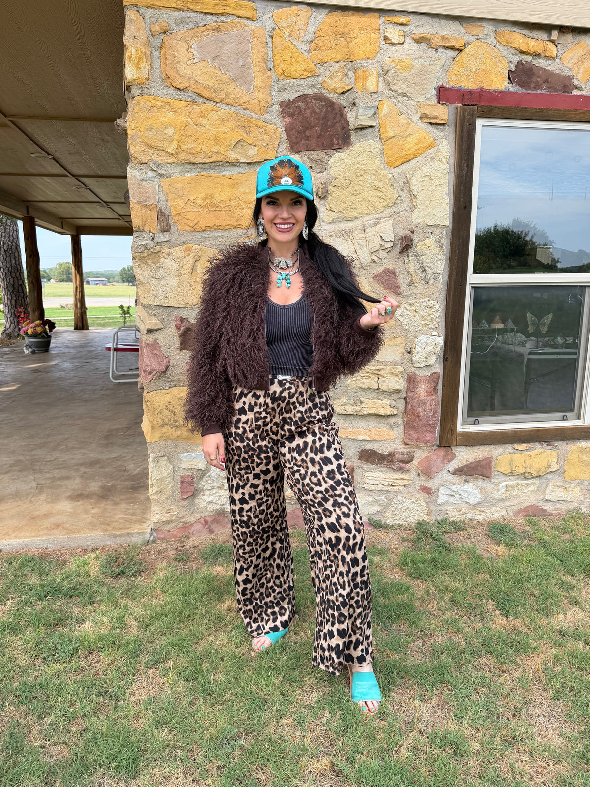 Luxe Cowgirl Faux Fur Jacket