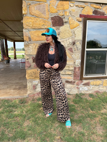 Luxe Cowgirl Faux Fur Jacket