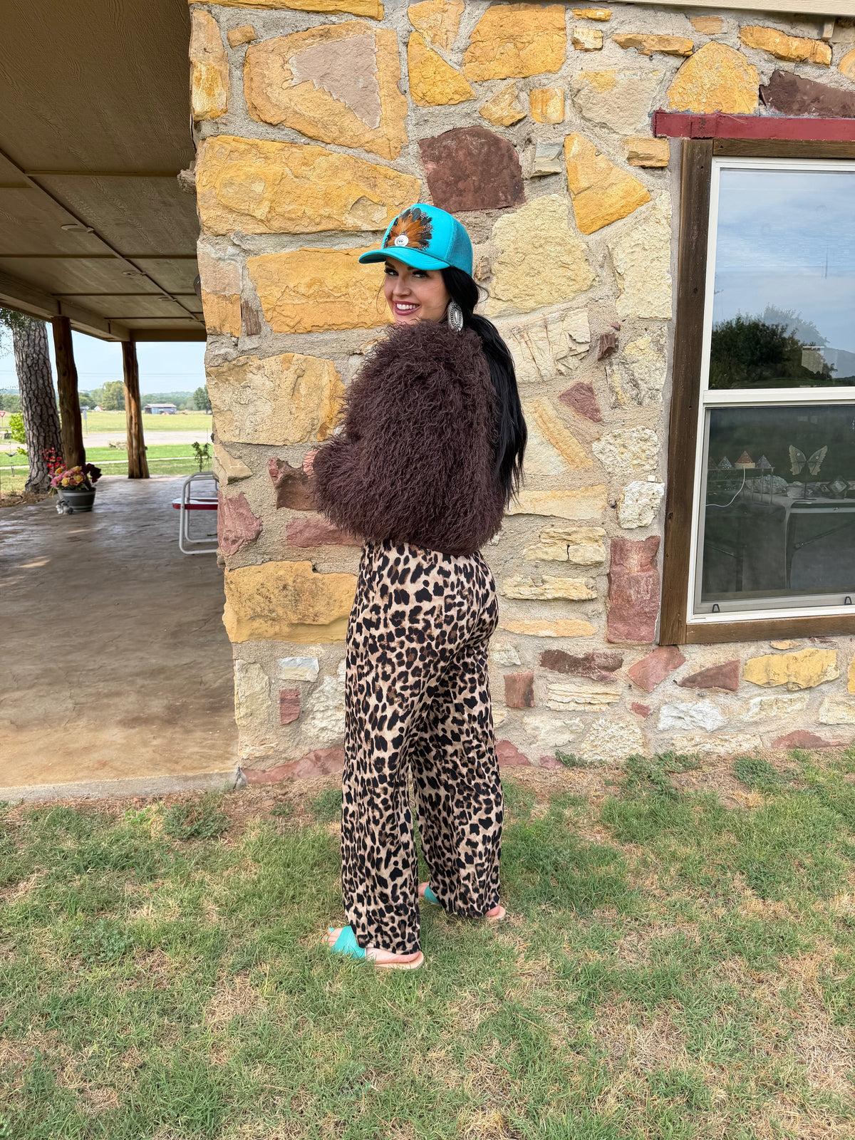 Luxe Cowgirl Faux Fur Jacket