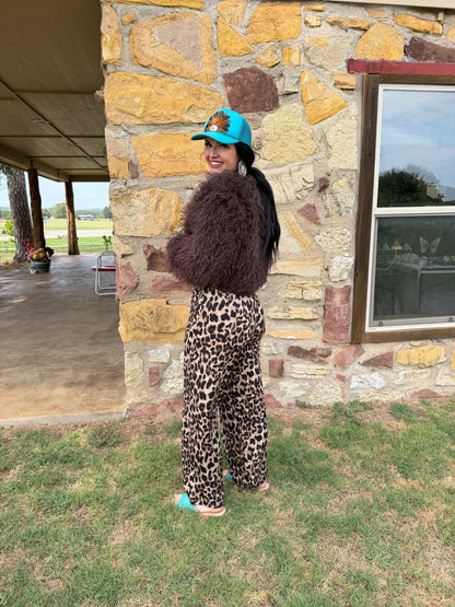 Luxe Cowgirl Faux Fur Jacket