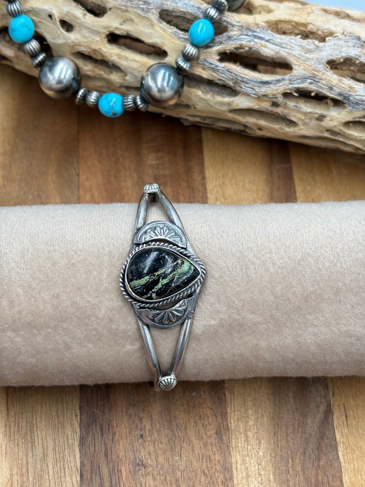Blackjack Cuff #1 by Boyd Ashley, Navajo