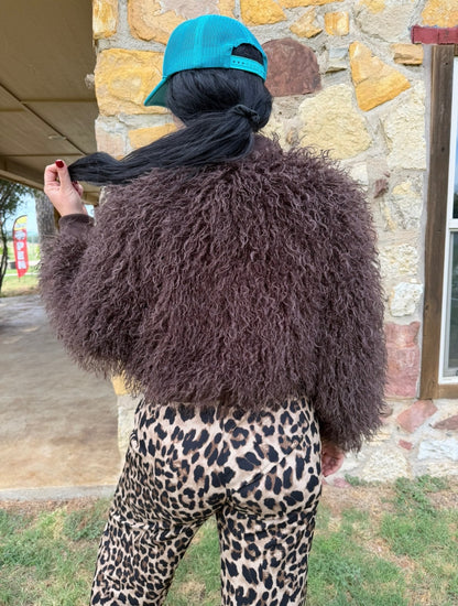 Luxe Cowgirl Faux Fur Jacket