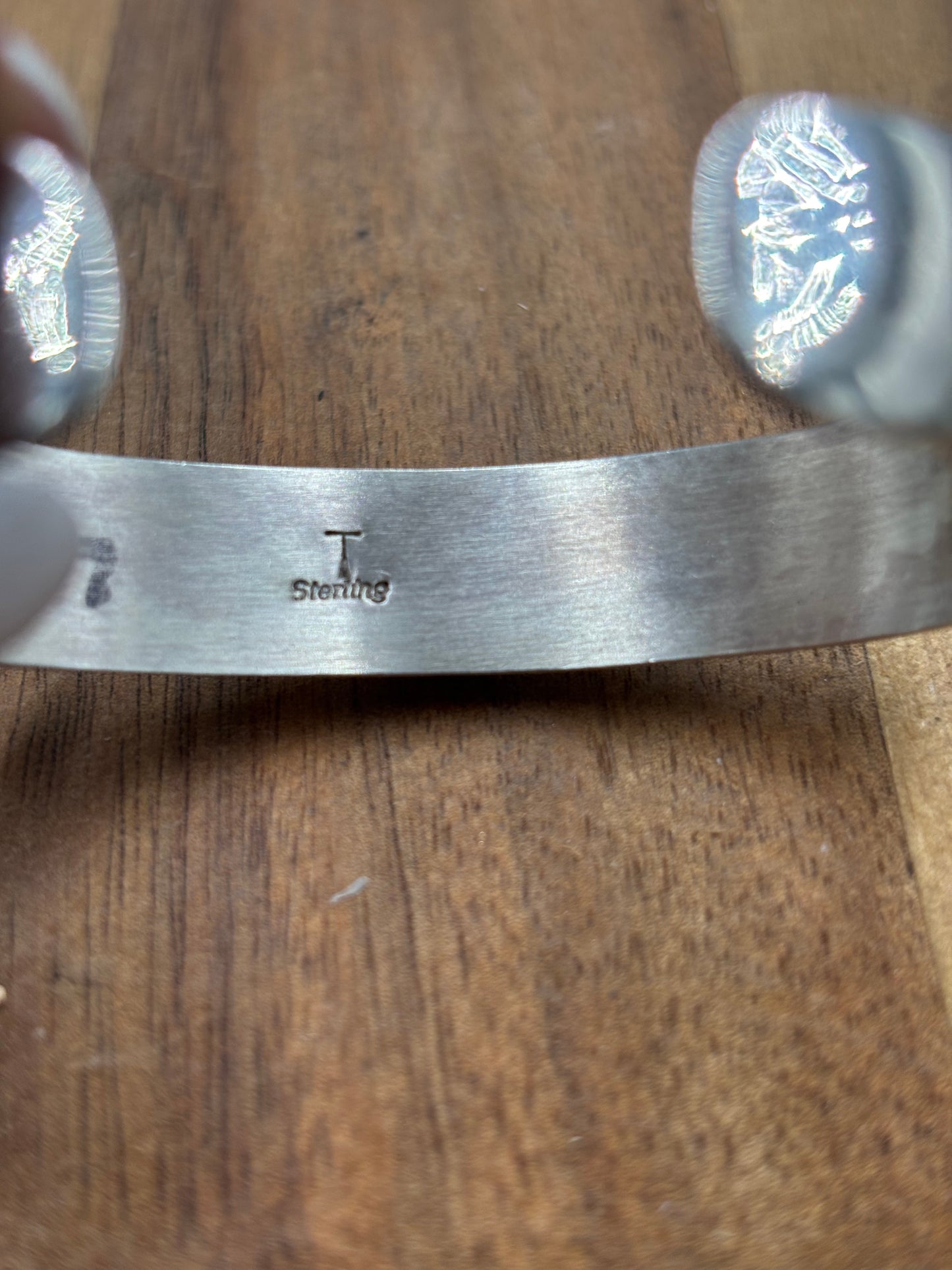 Silver & Turquoise Cuff, Native Made
