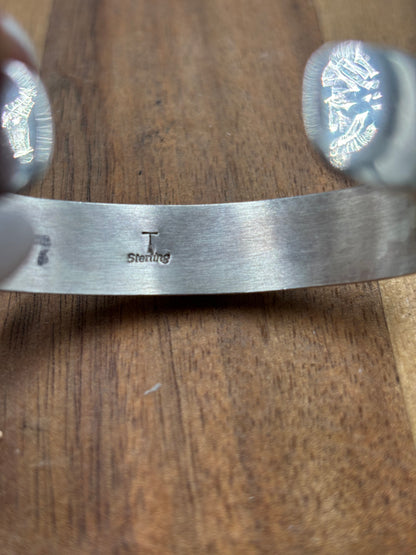 Silver & Turquoise Cuff, Native Made