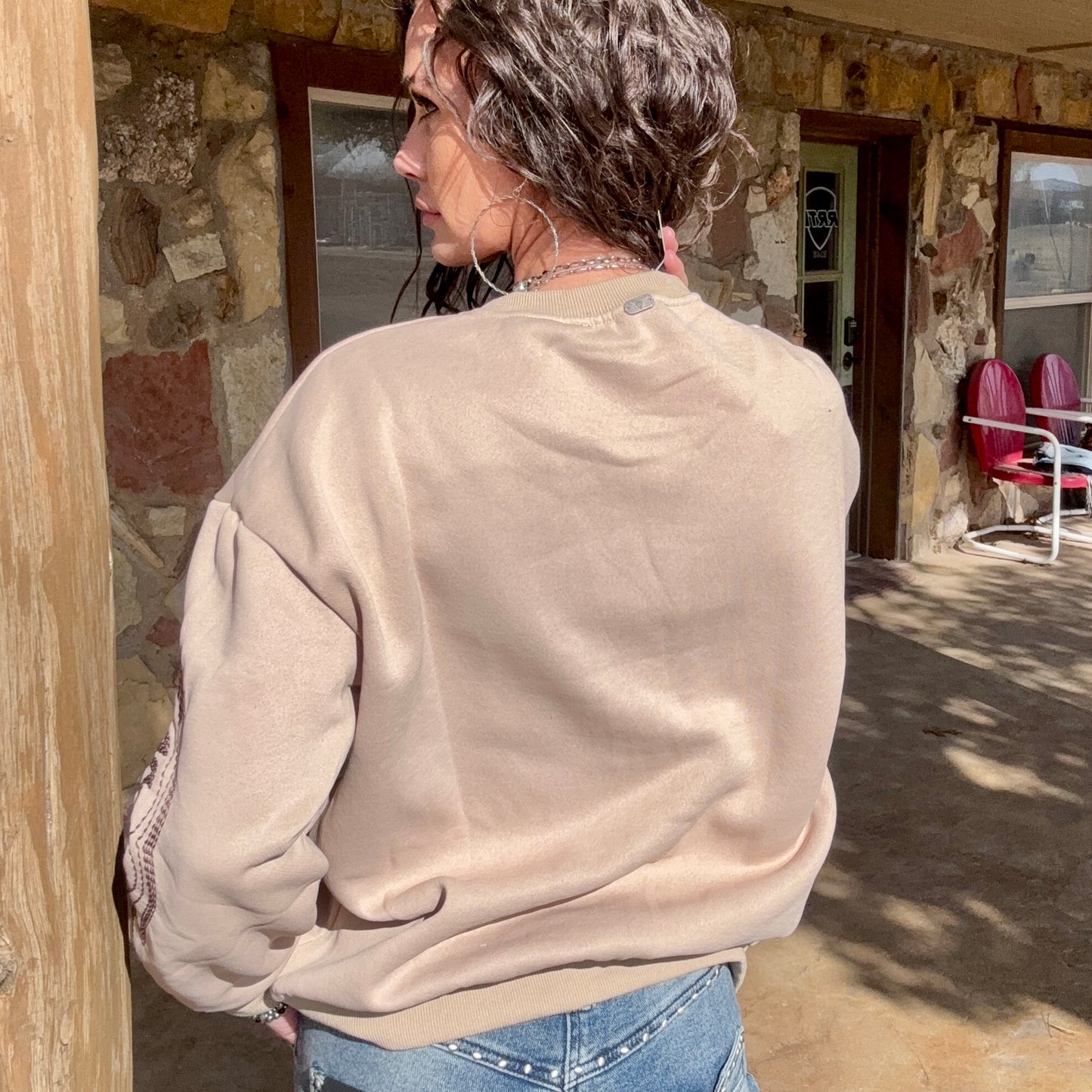 Prairie Bell Embroidered Sweatshirt