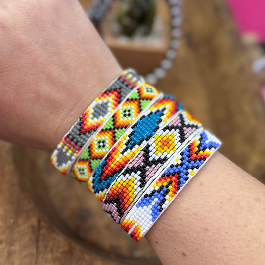 Handmade Beaded Cuffs