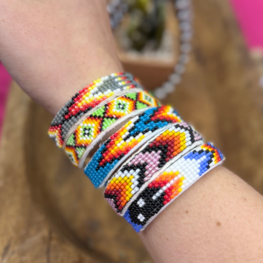 Handmade Beaded Cuffs