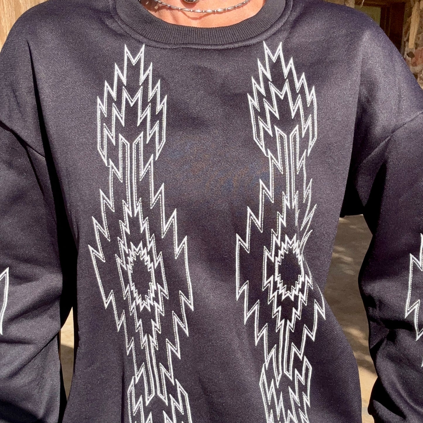 Midnight Mesa Aztec Sweatshirt