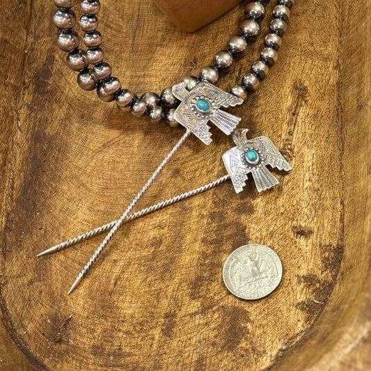 Turquoise Hat Pick/Hair Pin