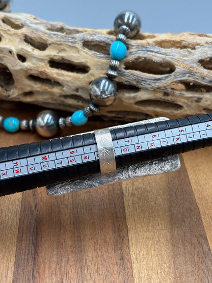 Turquoise Multi Stone Ring size 8 by Jude Candeleria, Navajo