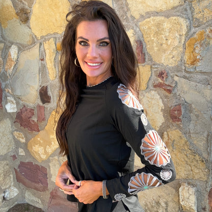 Midnight Wagon Cutout Tee