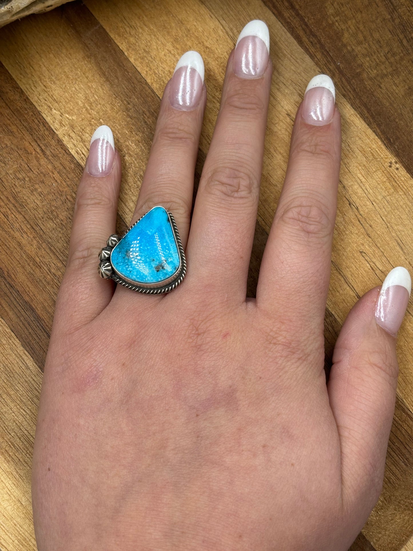Persian Turquoise Ring size 7.75