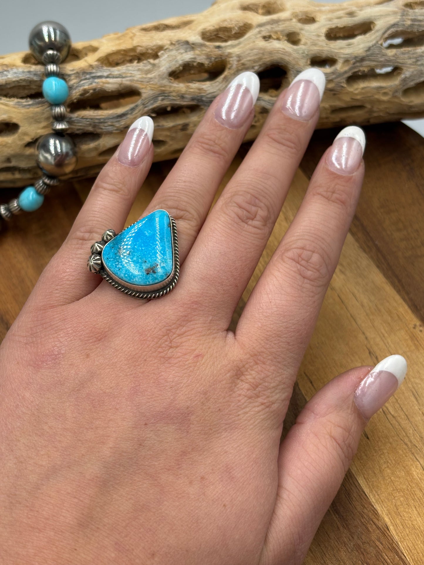 Persian Turquoise Ring size 7.75