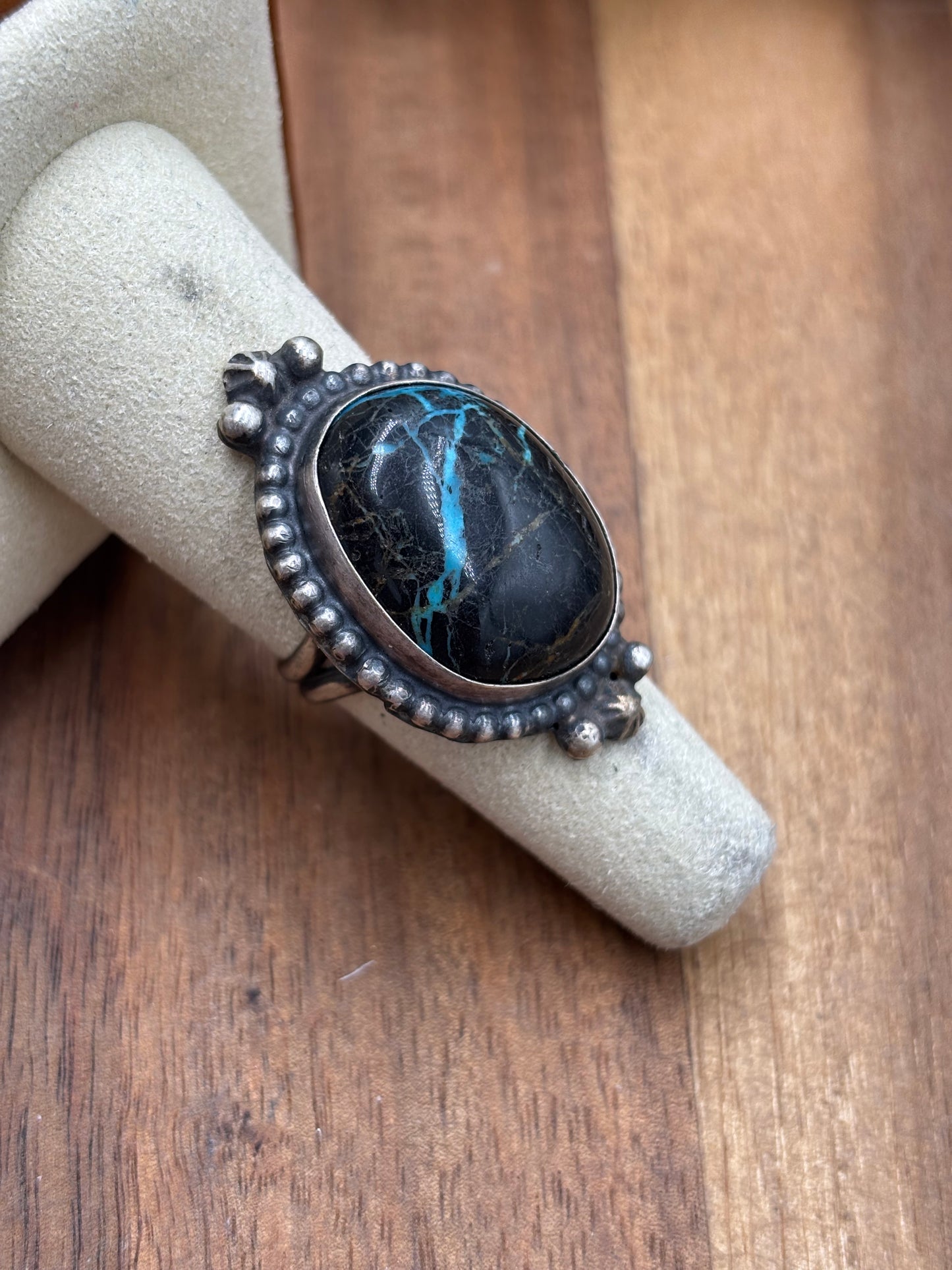 Blue Moon Ring size 7.75  by J Frank, Navajo