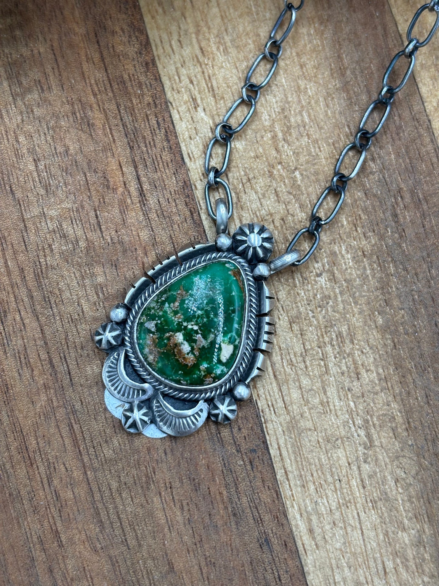Sonoran Gold Necklace #2 by Daniel Benally, Navajo