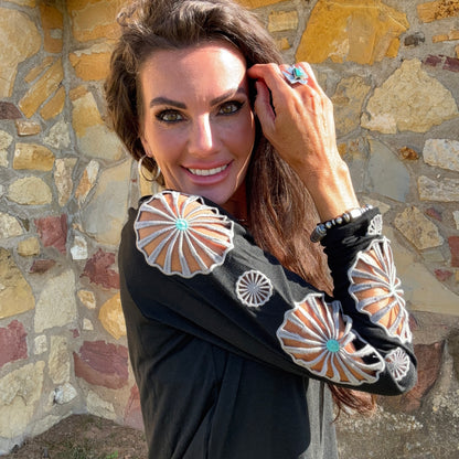 Midnight Wagon Cutout Tee