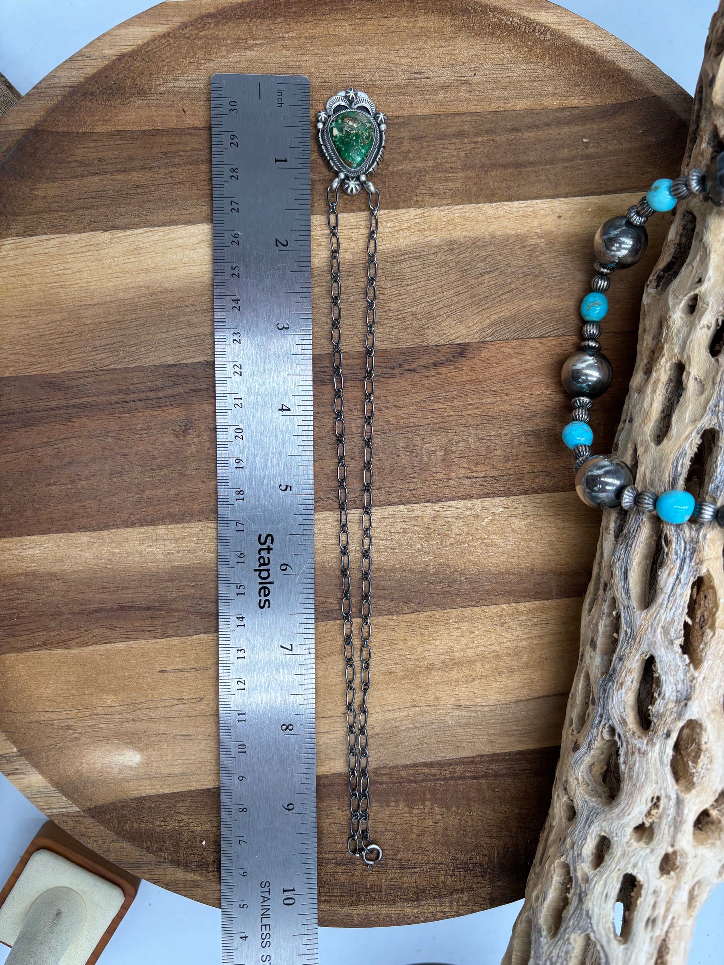 Sonoran Gold Necklace #2 by Daniel Benally, Navajo