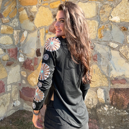 Midnight Wagon Cutout Tee