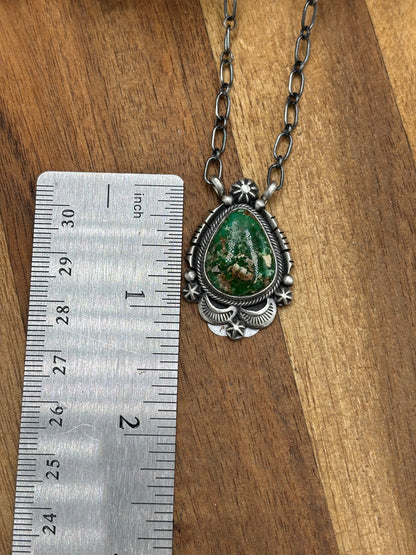 Sonoran Gold Necklace #2 by Daniel Benally, Navajo