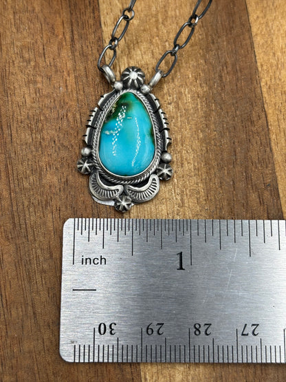 Sonoran Gold Necklace #3 by Daniel Benally, Navajo