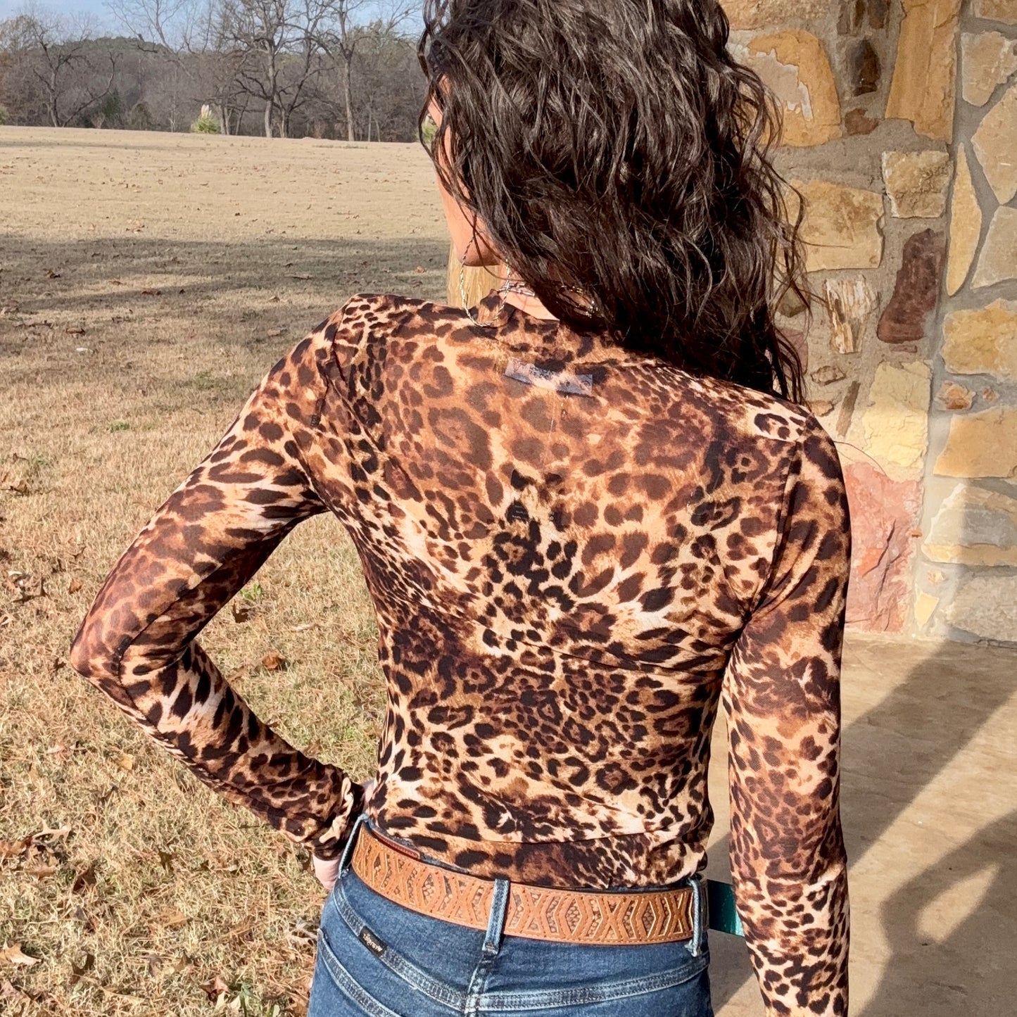 Let’s Go Girls Mesh Top