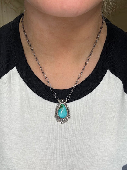 Sonoran Gold Necklace #3 by Daniel Benally, Navajo