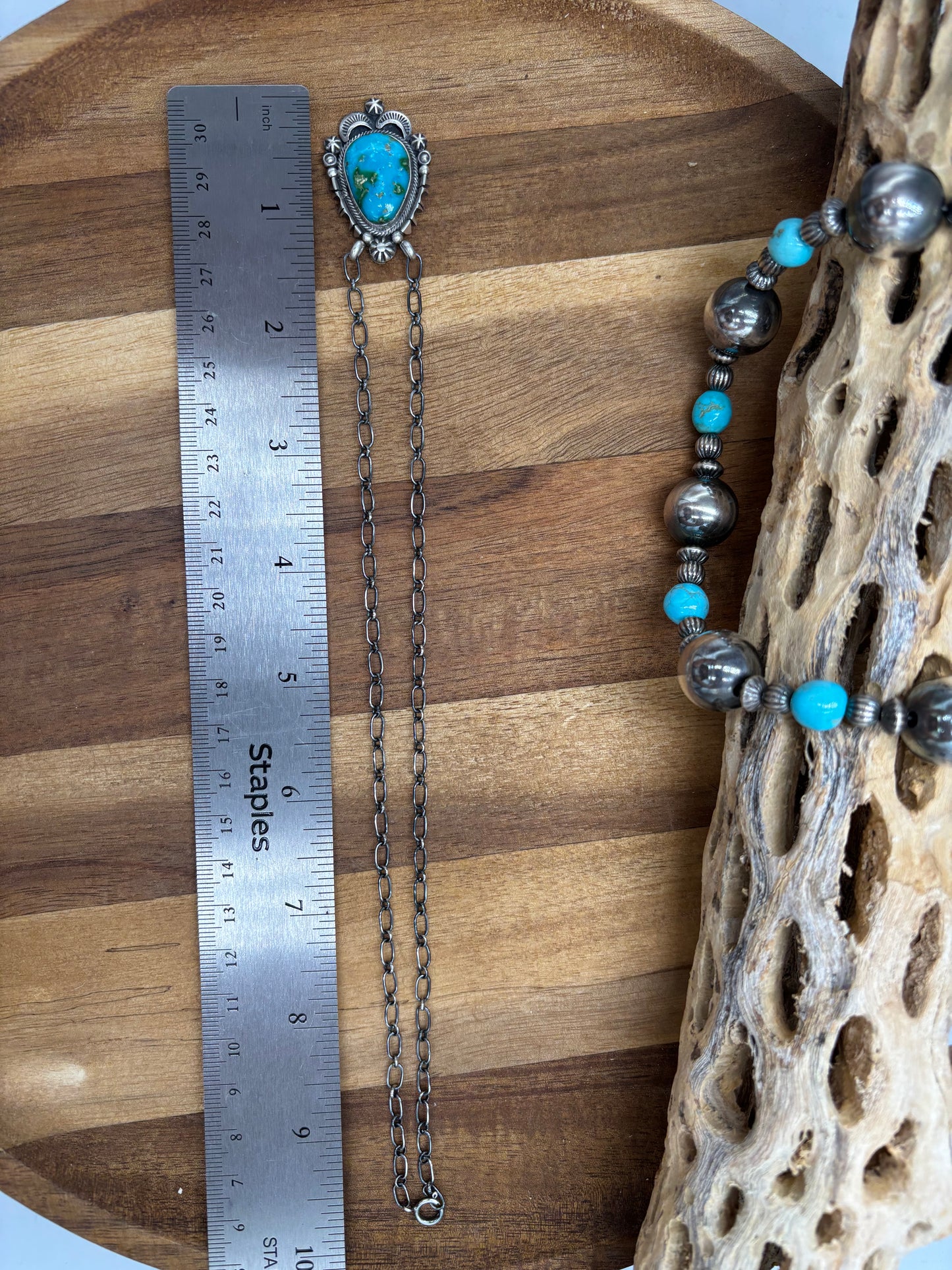Sonoran Gold Necklace #1 by Daniel Benally, Navajo