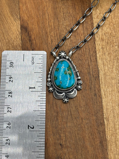 Sonoran Gold Necklace #1 by Daniel Benally, Navajo