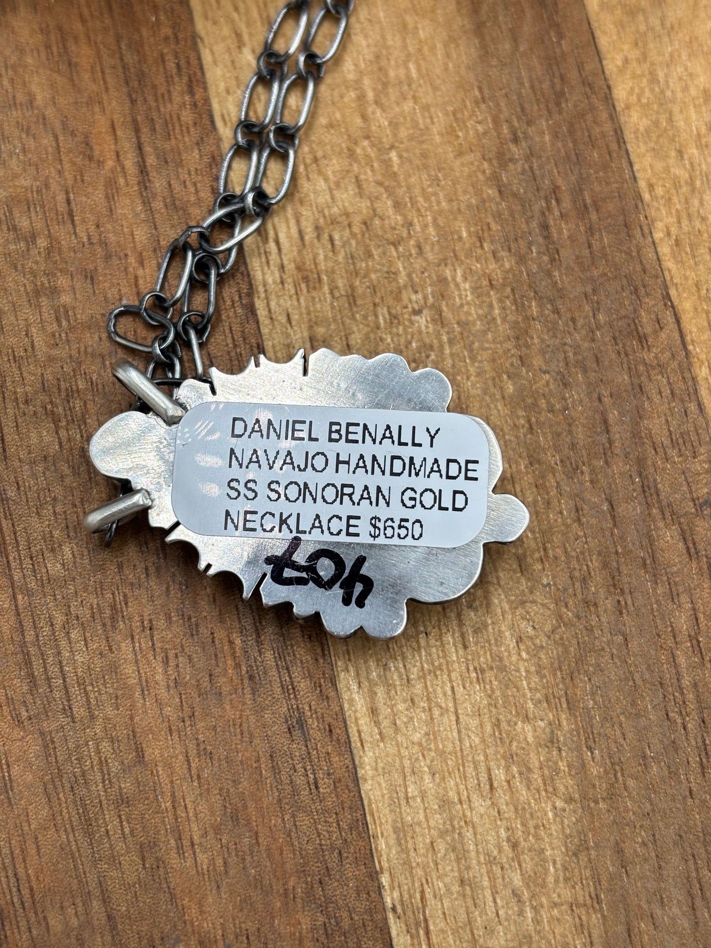 Sonoran Gold Necklace #1 by Daniel Benally, Navajo